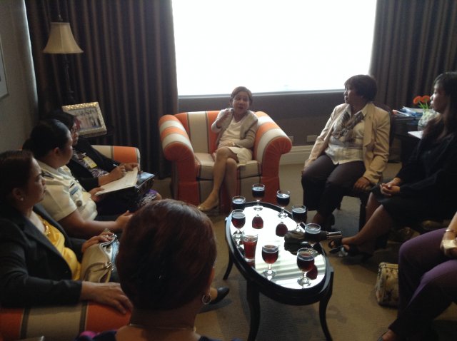 Audience with Sen Cynthia Villar