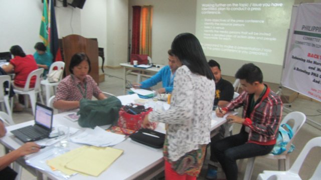 Back to Back Training-Enhancing the Nurse Leader's Role in Public Relations and Media Communications and Retooling PNA Officers on CPD Accreditation (June 27-29, 2014)