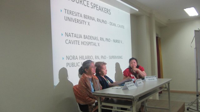 Back to Back Training-Enhancing the Nurse Leader's Role in Public Relations and Media Communications and Retooling PNA Officers on CPD Accreditation (June 27-29, 2014)