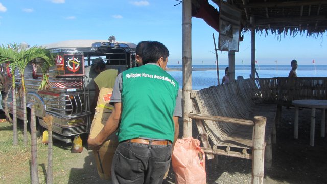 Relief Operations for Yolanda Survivors in Rosario, Cavite
