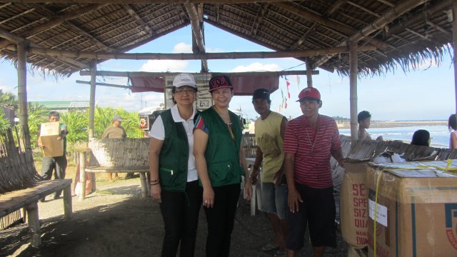 Relief Operations for Yolanda Survivors in Rosario, Cavite