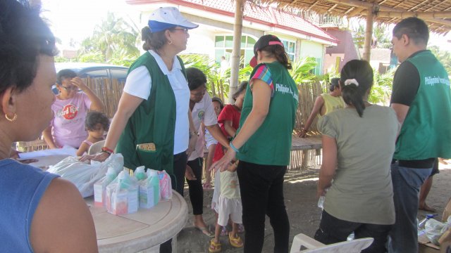 Relief Operations for Yolanda Survivors in Rosario, Cavite