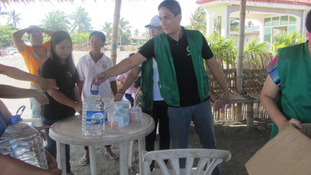 Relief Operations for Yolanda Survivors in Rosario, Cavite